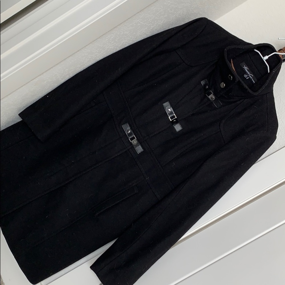 Kenneth Cole Military Inspired Pea Coat